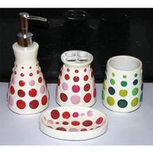 厂家直销欧式卫浴四件套 树脂工艺品JBC09，提升浴室格调